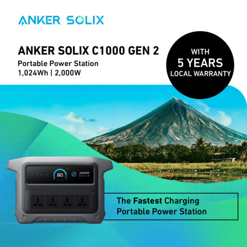 Anker SOLIX C1000 Gen2 1024WH | 2000W Portable Power Station
