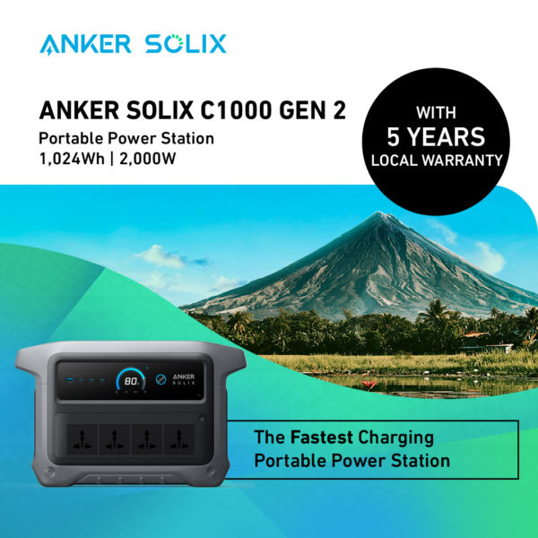 Anker SOLIX C1000 Gen2 1024WH | 2000W Portable Power Station