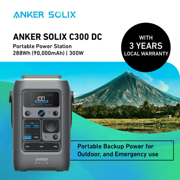 Anker SOLIX C300 288WH | DC Portable Power Station